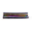 Atmosphere 2 in. x 8 in. Iridescent Recycled Glass Handmade Trim Decorative Wall & Pool Tile-72887002