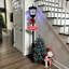 Fraser Hill Farm 71 po Lampadaire musical de Noël enneigé noir
