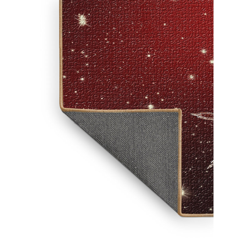 Abstract Indoor Rug, Rectangle 4' x 6'