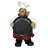Wooden Chef Decorative Multi Colored Sculpture with Chalkboard