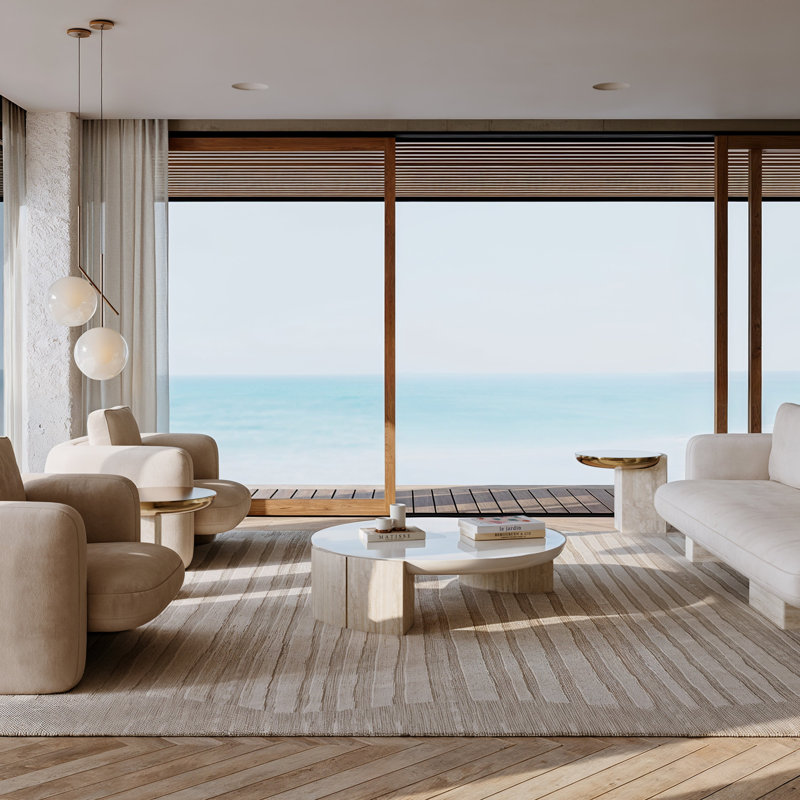 Overlap Sofa Ecru, Travertine, Ecru