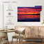 Coucher de soleil sur le lac Havasu-915741250