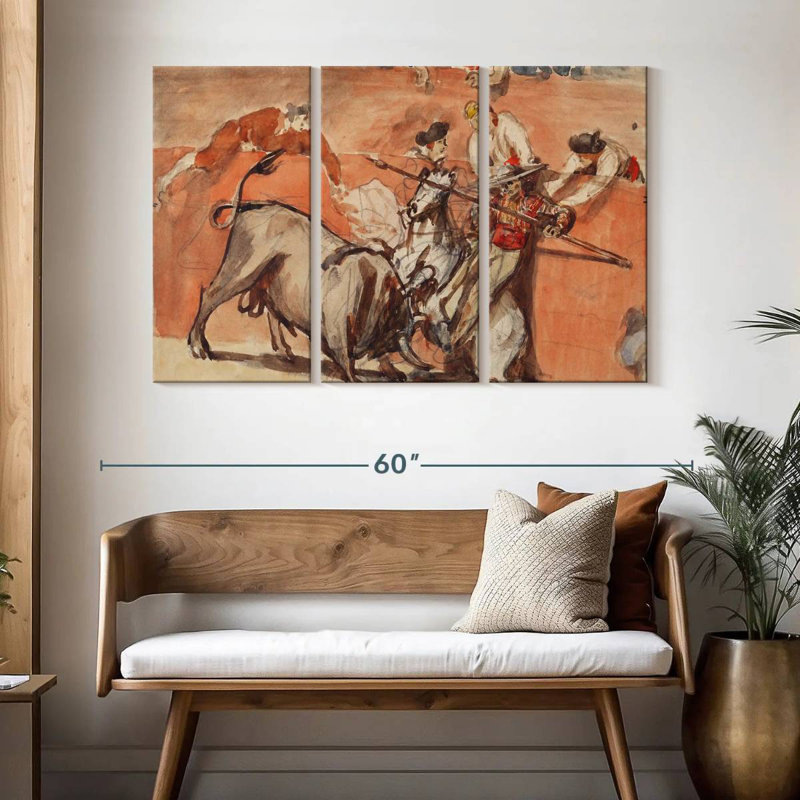Corrida 1865, H 32 po x l 50 po