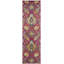 Tapis fuchsia / doré Christa-412017228