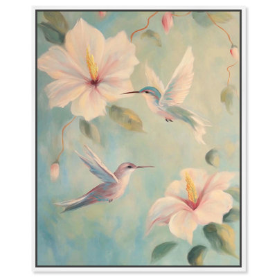 Sunbeam Sippers II Canvas Spring Floral Art by Art Remedy