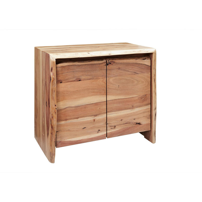 Pure Acacia Solid Wood Bathroom Cabinet, Ecru