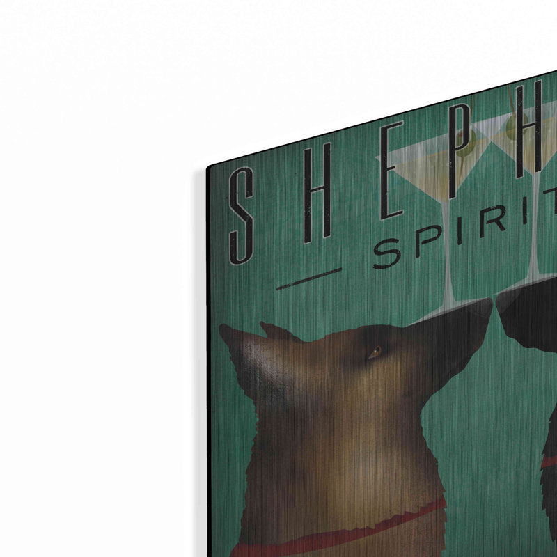 «Double Shepherd Martini» par Ryan Fowler, H 12 po x l 12 po