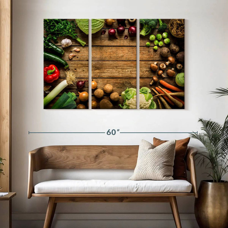 Yarlin Vegetable Feast, 32" H x 50" W