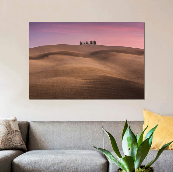 «Autumn in Tuscany IV», reproduction sur toile, H 40 po x l 60 po x P 1,5 po, Toile tendue, Pas de tapis