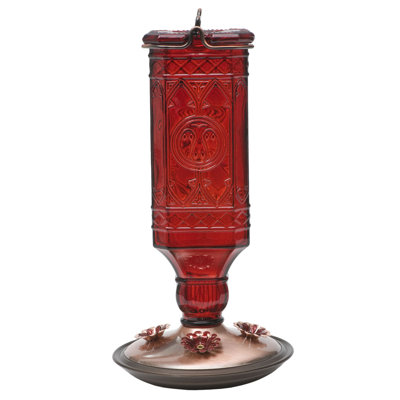 Glass Hanging Soda Bottle Feeder