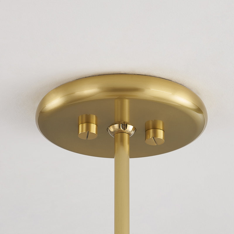 Blyford Pendant by PEMBROOKE & IVES, Aged Brass, 7.75" H x 20.75" W x 20.75" D