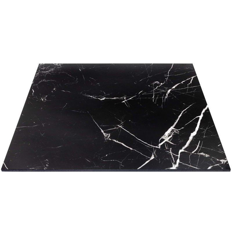 Marble Tech 24x24 Polished Nero Marquina Look Porcelain Tile