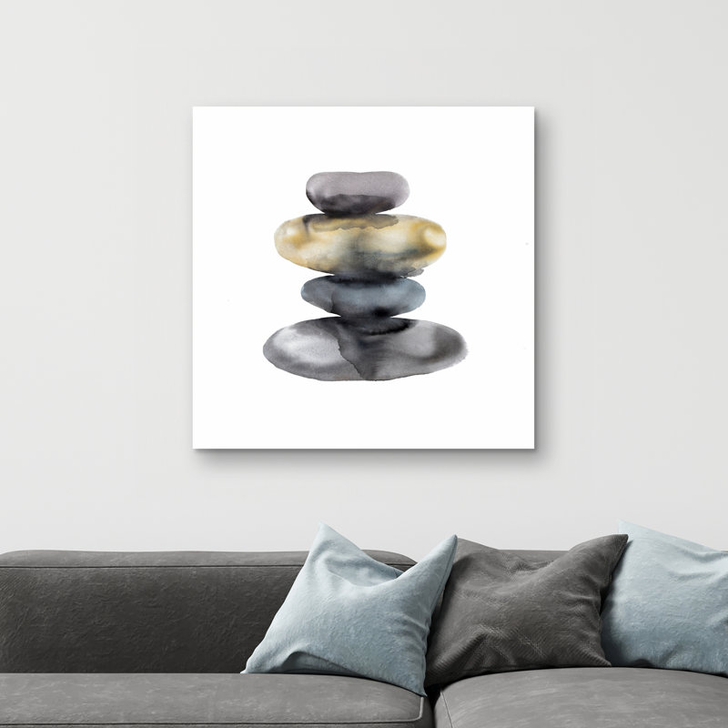 Hot stones - 32"x32" art on canvas