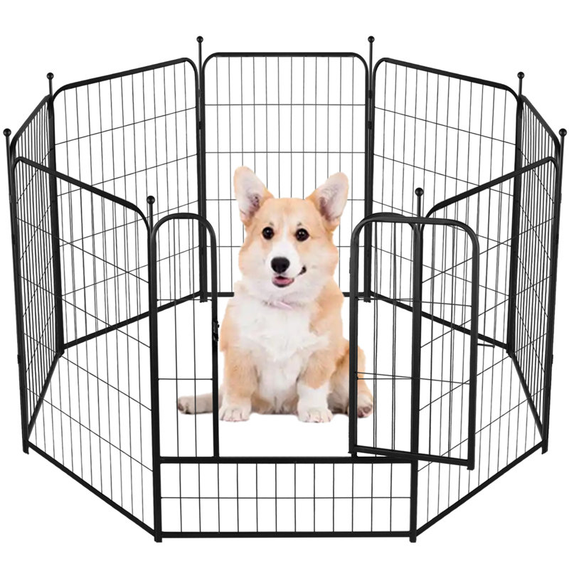 8 Panel Puppy Pen with Door