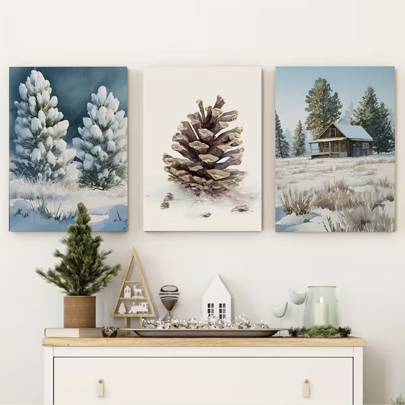 3 Piece Wrapped Canvas Print