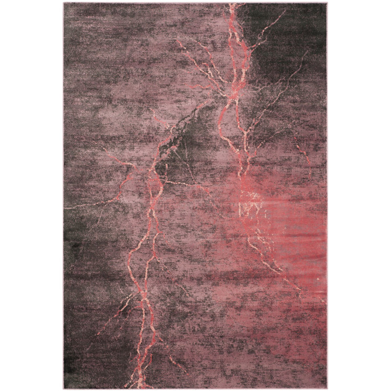 Thursa Vintage Performance Abstract Rug, Rectangle 8' x 11'2"
