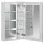 W 30'' H Frameless Medicine Cabinet Mirror 3 Adjustable-19137668-44439135