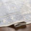 Bursa Oriental Area Rug in Light Blue, Cream, Gray, Black-622547364