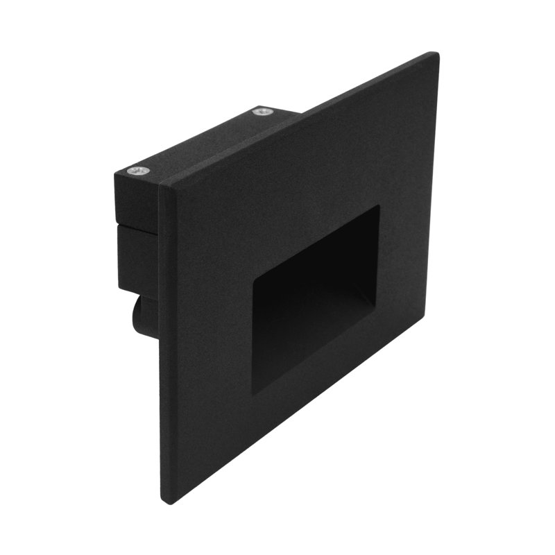 Integrated LED Metal Step Light (Transformer Included), Black