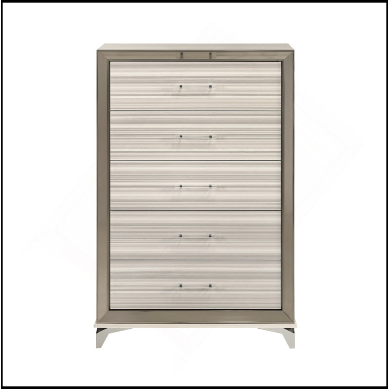 Commode étoile blanche