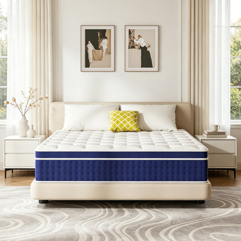 34cm Pillow Top Pocket Sprung 2000 Mattress, Kingsize (5')