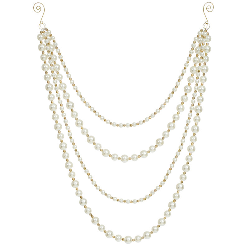 Hanging Pearl Swag - 26 Inches Set Of 6