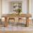 63'' Farmhouse Rectangular Dining Table for 4–6 with Rustic Wood Finish
