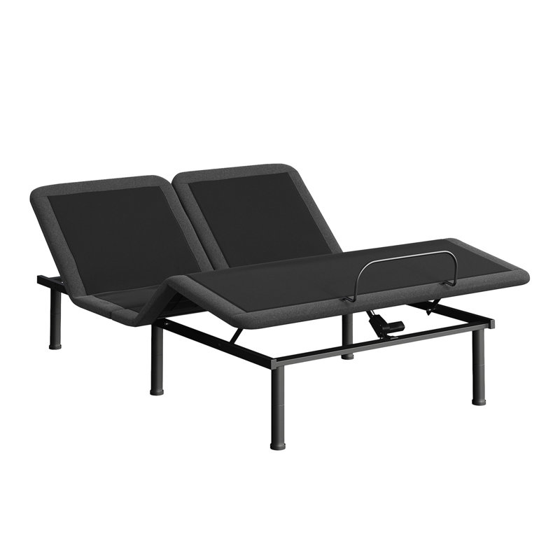Ensemble de matelas en mousse viscoélastique hybride avec plateau ajustable 12 po Twillery Co.® Padgett, Grand séparé