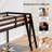 Junior Low Loft Bed With Stairs, Wood Loft Bed For Adults, Kids And Young Teens-1321606640-1331426384