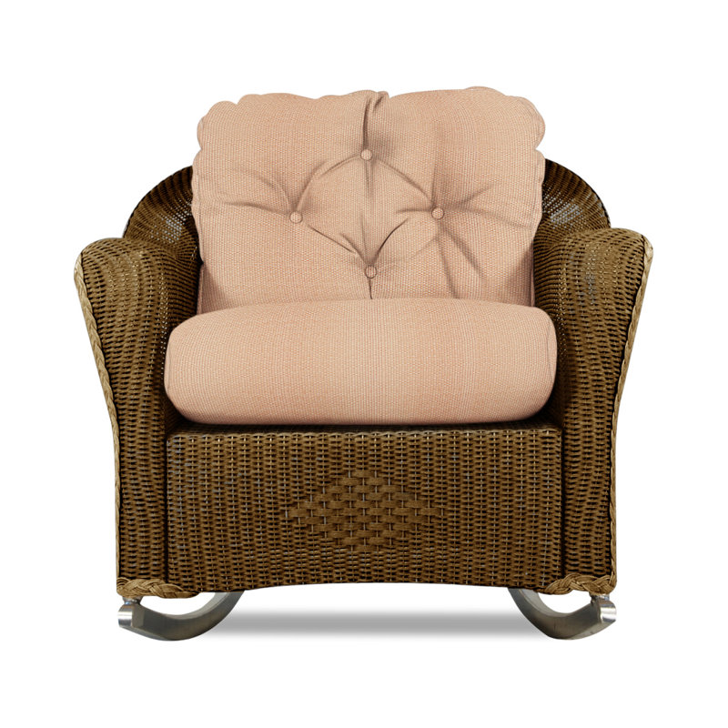 Reflections Outdoor Rocker Chair, Demo Stone, Bark