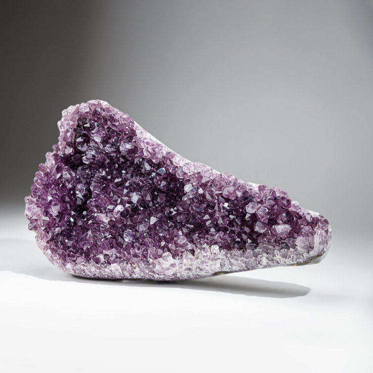 Amethyst pink crystals. Gems. Mineral crystals in the natural