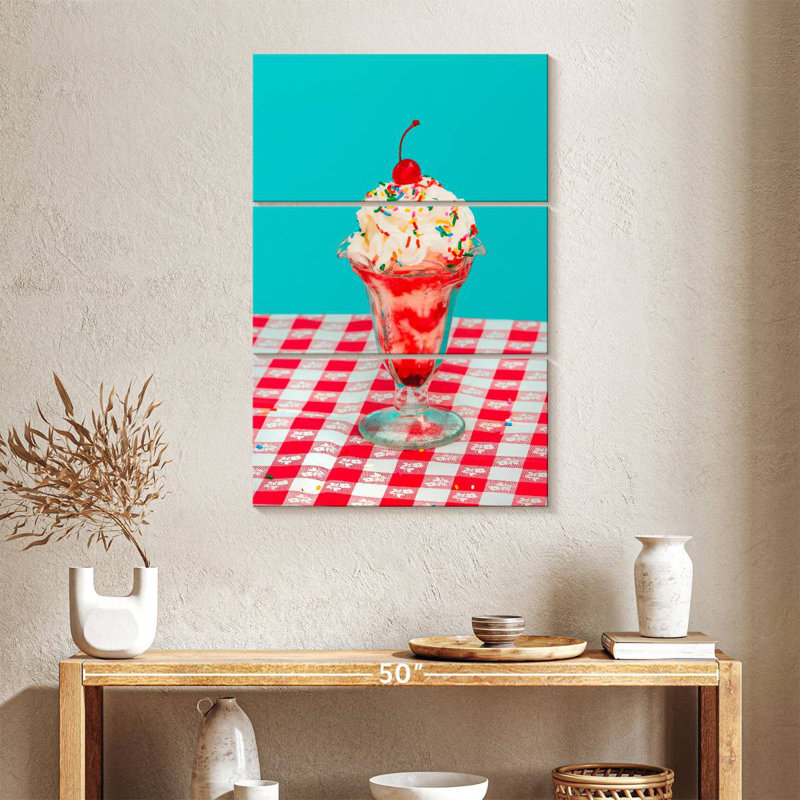 Yarlin Ice Cream Sundae, 38" H x 24" W