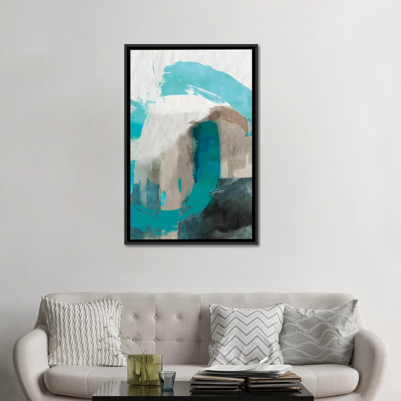 «Sun Dune», impression sur toile, H 26 po x l 18 po x P 1,5 po, Toile avec cadre noir, Pas de tapis