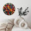 Boules de billard colorées avec motifs numérotés 39 pièces