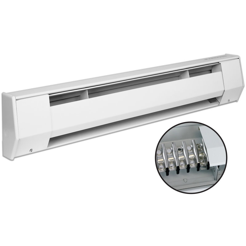 Plinthe chauffante K 27 '/ 277 / 240V 2000 / 1500W BLANC