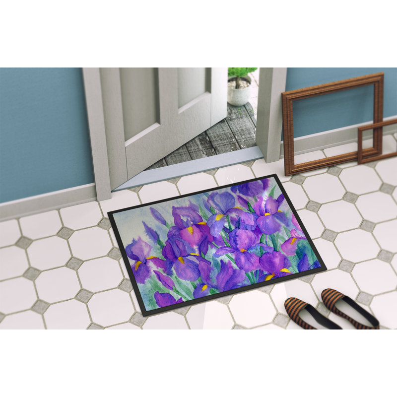 Tapis d'extérieur antidérapant GroveHill Iris, Rectangle 2 pi x 3 pi