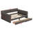 Upholstered Platform Bed With USB And 2 Drawers-983156842