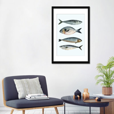 " Four Fish II " Graphic Art
