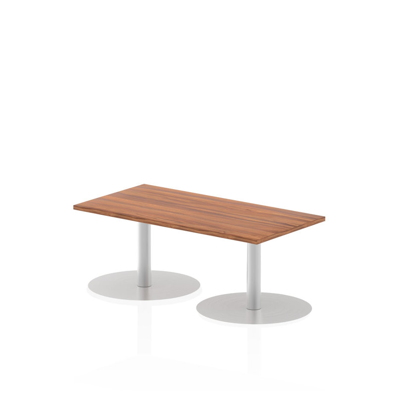 Leondre Rectangle Manufactured Wood Conference Meeting Table, Walnut, 47.5cm H x 120cm W x 60cm D