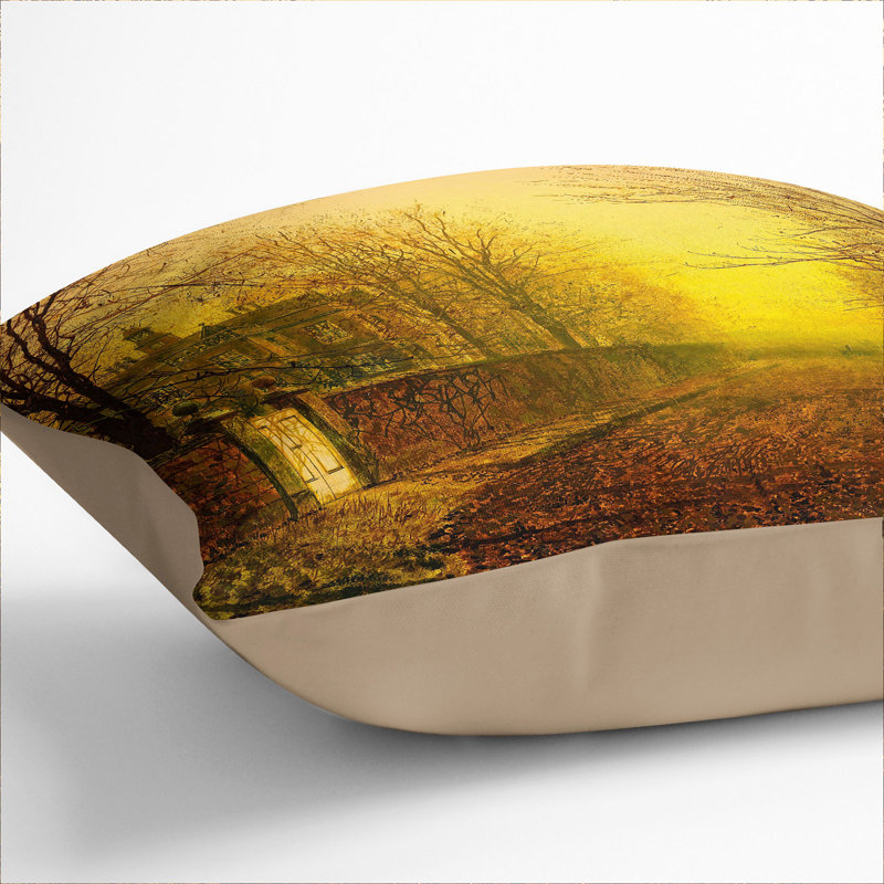 Square Cushion, 40cm H x 40cm W x 15cm D, Stone