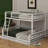 Floor-Mounted Bunk Bed Frame With Ladder, Safety Guardrails And Easy Assembly-975079724-975079725