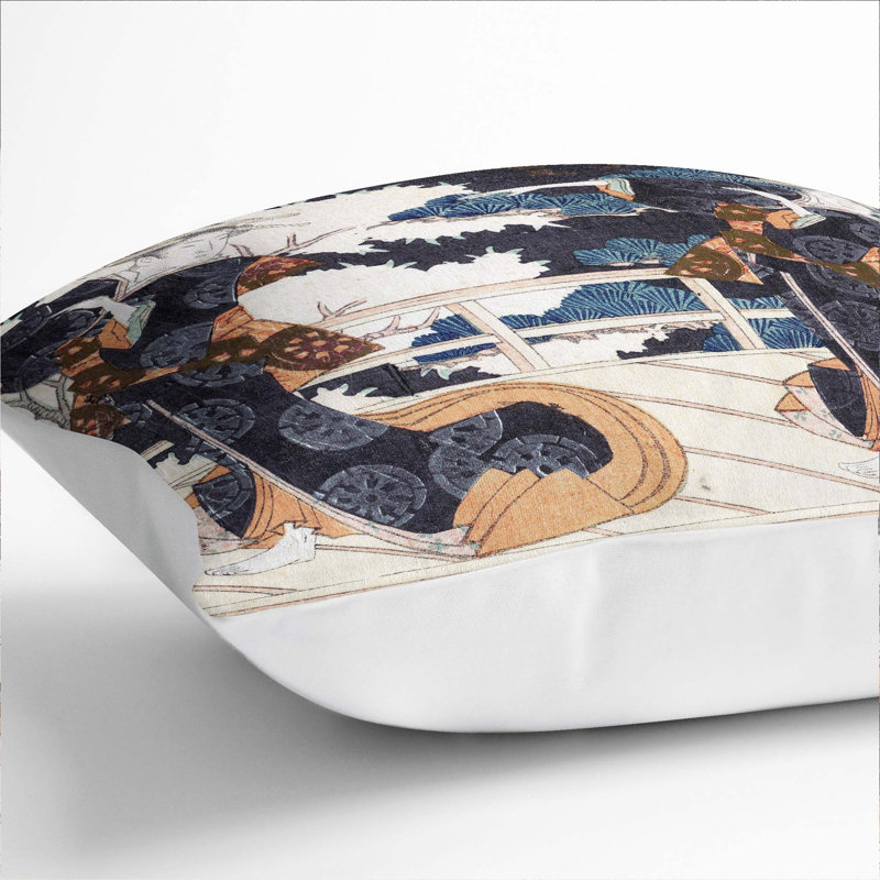 Square Throw Cushion, 55cm H x 55cm W x 20cm D, White