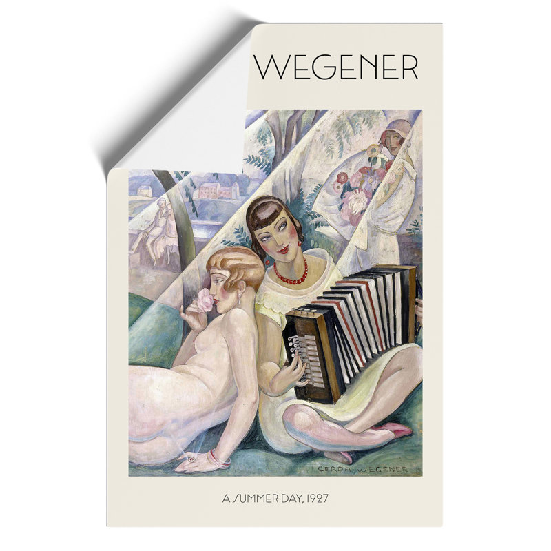 A Summers Day Print by Gerda Wegener - Frameless Print, 30cm H x 21cm W x 0.1cm D