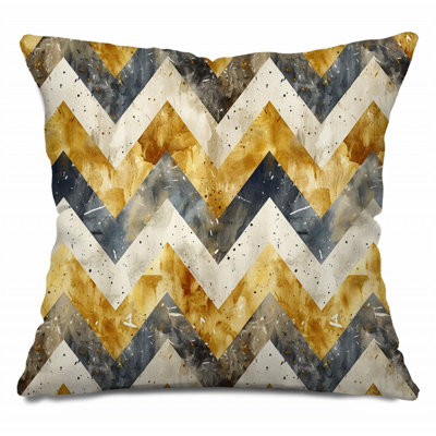 Coussin abstrait, sergé de coton Art