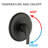 Shower System With Tub Spout Rain Shower Tub Set, High Pressure Dual 2 In 1 Shower Combo Faucet With Valve