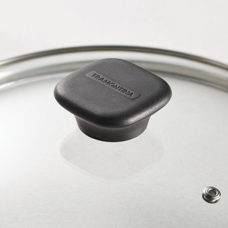 Hazelnut Aluminum Nonstick 10-Piece Cookware Set with Glass Lids