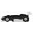 Unfinished Race Car-Shaped Platform Bed with Wheels-94375254-94375250