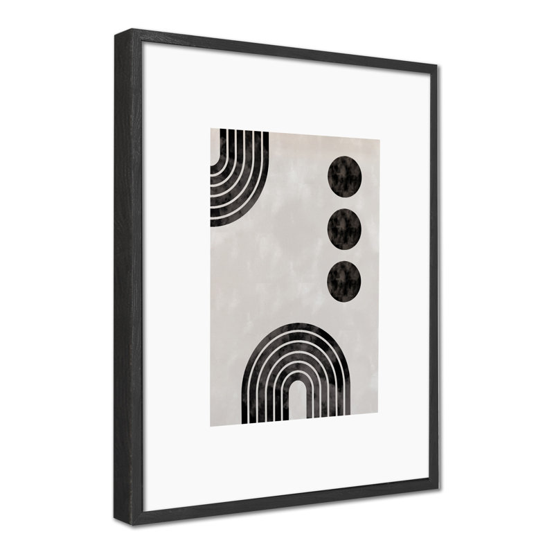 «Arch Drops», reproduction d'art encadrée par 1X, Papier avec cadre noir, H 12 po x l 8 po