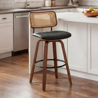 Swivel Upholstered Counter Stool