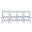 Chaise de patio pliante en peuplier